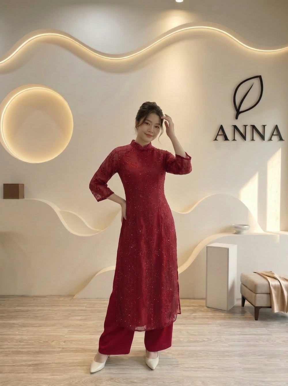 áo dài cách tân nữ sang trọng